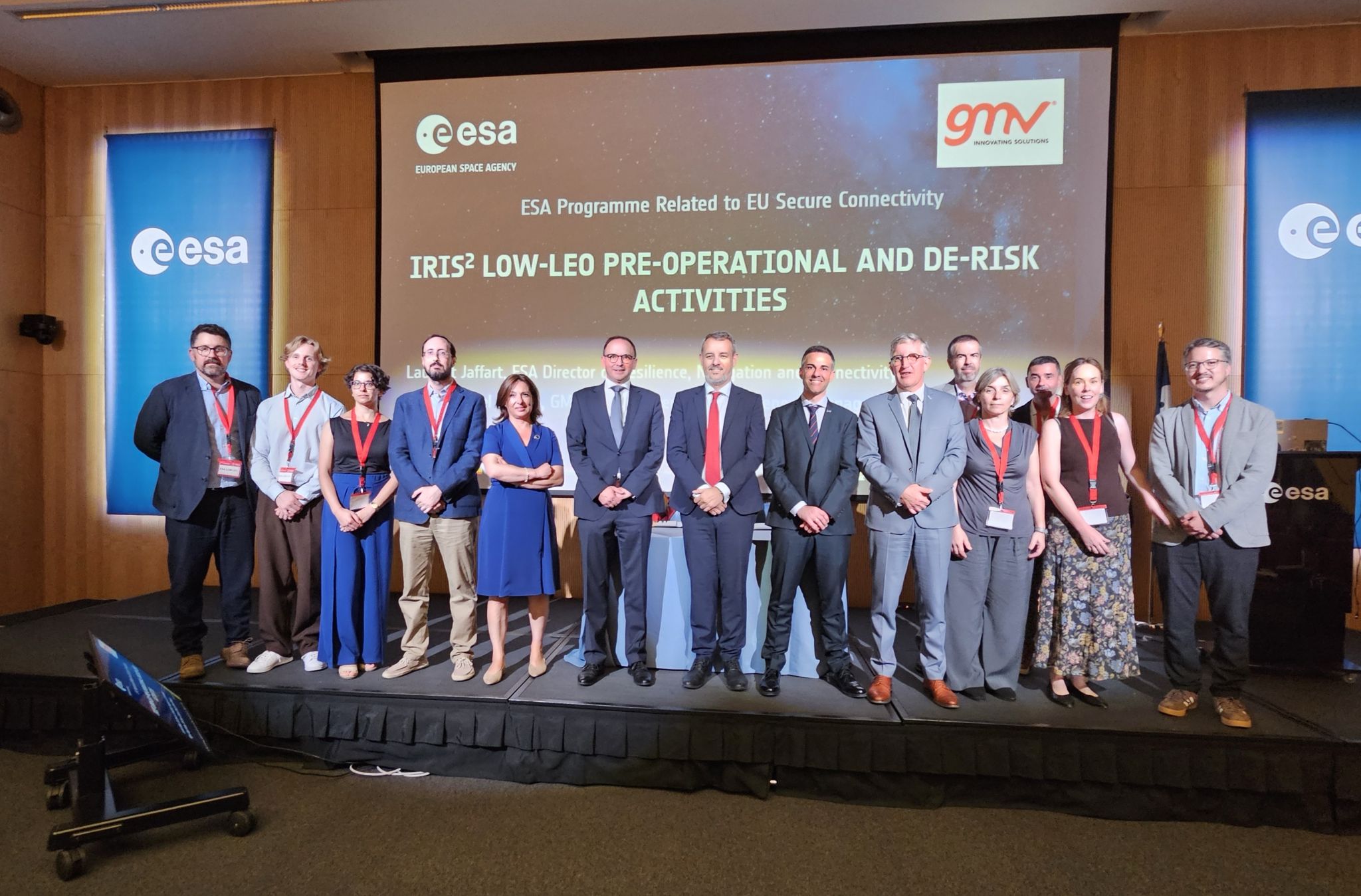 A group photo of the consortium representatives